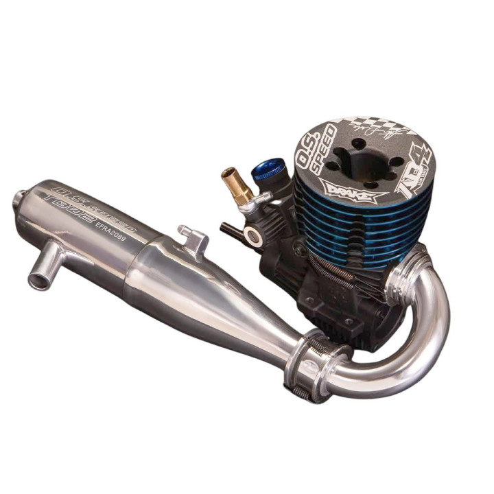 OS1FH01 OS SPEED DRAKE AD4 engine + T2090SC exhaust (EFRA2089) O.S.ENGINES RSRC
